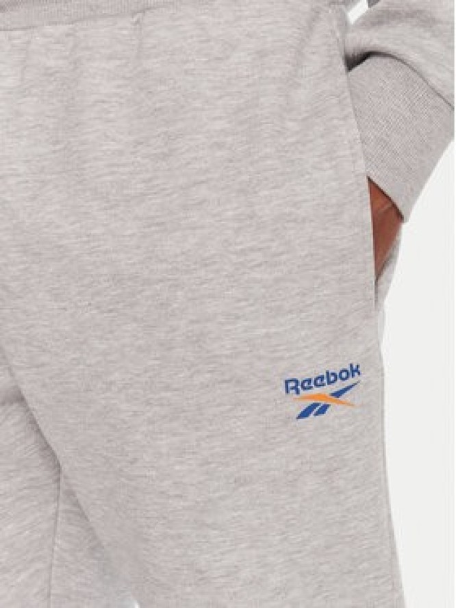 Reebok Spodnie dresowe RK25146CCM Szary Regular Fit