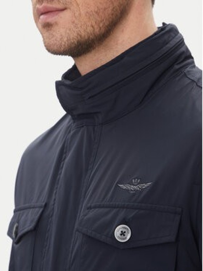 Aeronautica Militare Kurtka przejściowa 251AB2217CT3264 Granatowy Regular Fit