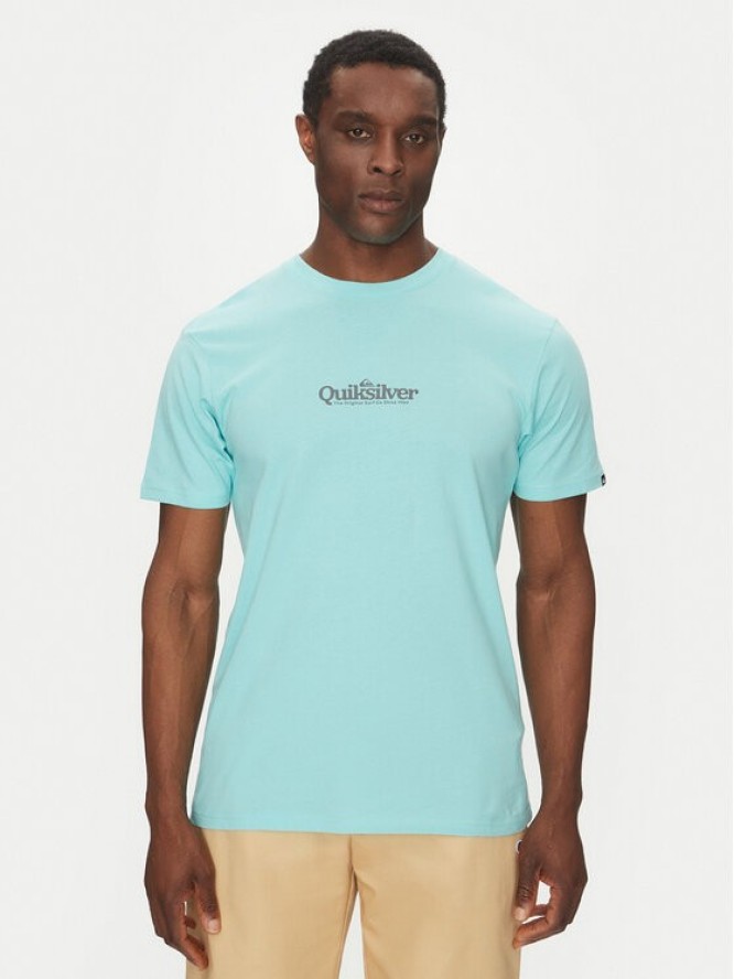 Quiksilver T-Shirt EQYZT08062 Niebieski Regular Fit