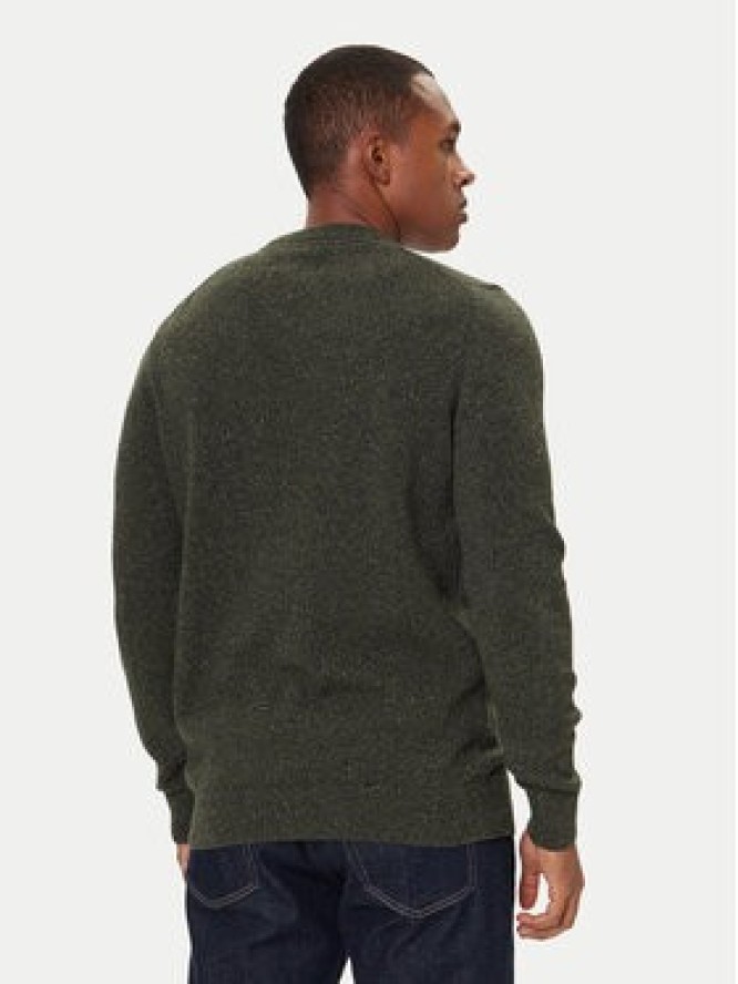 Barbour Sweter Essential Tisbury MKN0844GN79 Zielony Regular Fit