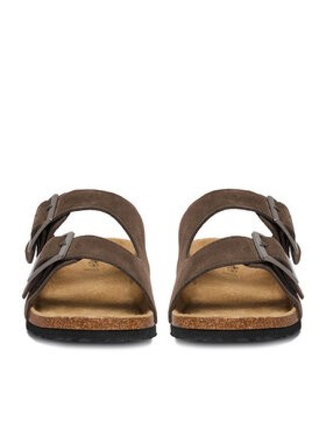 Go Soft Klapki EOHP-ALMELO-01 Brązowy