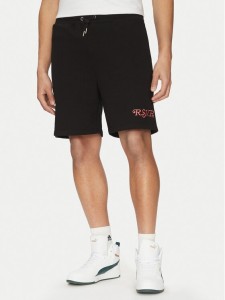 Fila Szorty sportowe Lamswaarde FAM0909 Czarny Regular Fit