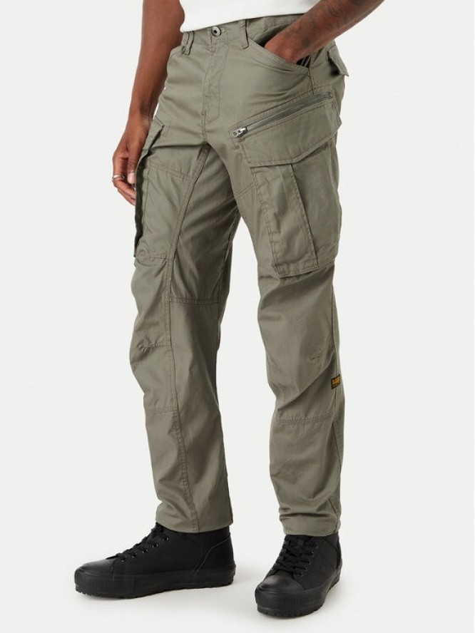 G-Star Raw Spodnie materiałowe Rovic D02190-D387 Zielony Tapered Fit