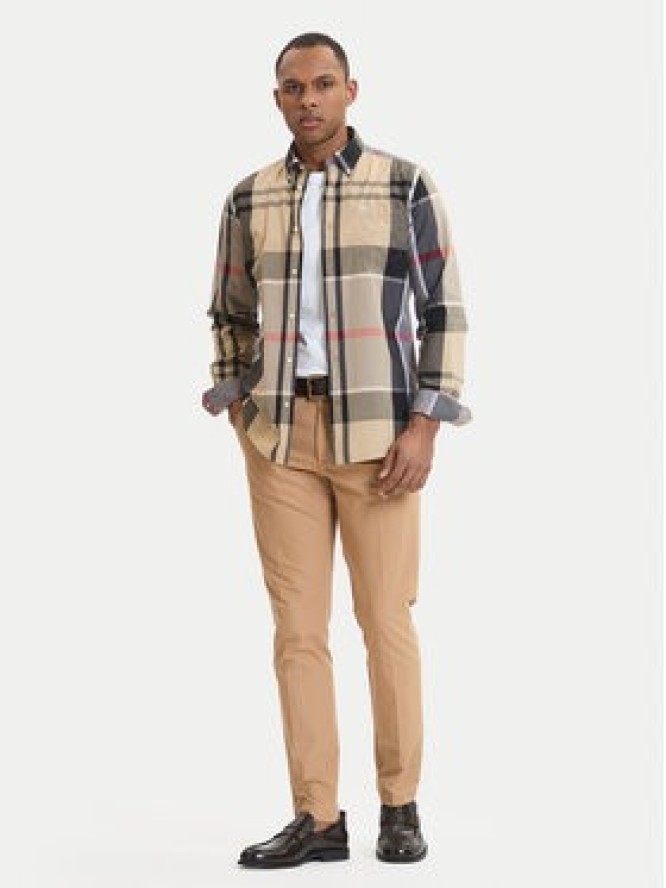 Barbour Koszula Harris MSH5071TN31 Beżowy Tailored Fit
