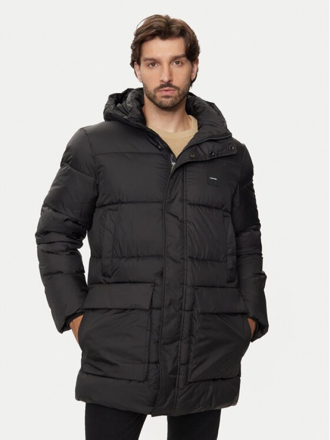 Calvin Klein Kurtka zimowa K10K113465 Czarny Regular Fit