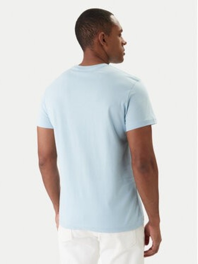 Versace Jeans Couture T-Shirt 80GAHE02 CJ00E Niebieski Regular Fit