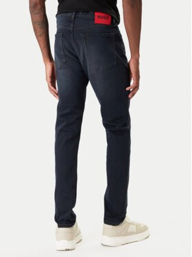 HUGO Jeansy 50555175 Granatowy Extra Slim Fit