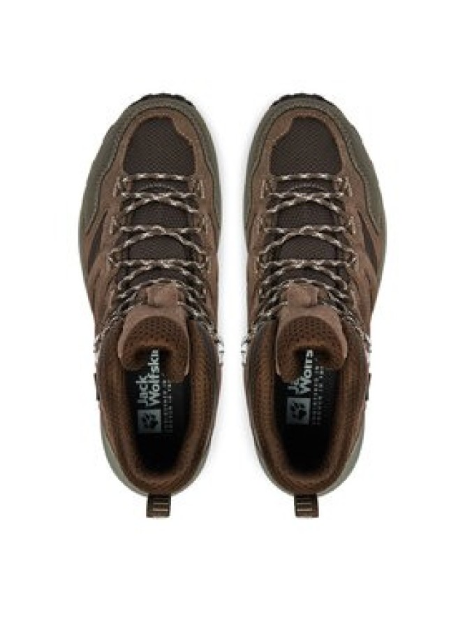 Jack Wolfskin Trekkingi Vojo Tour Texapore Mid M A62072 Brązowy