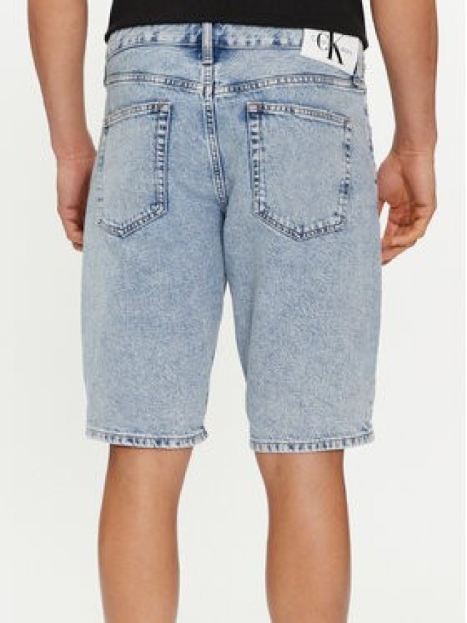 Calvin Klein Jeans Szorty jeansowe J30J324873 Niebieski Regular Fit