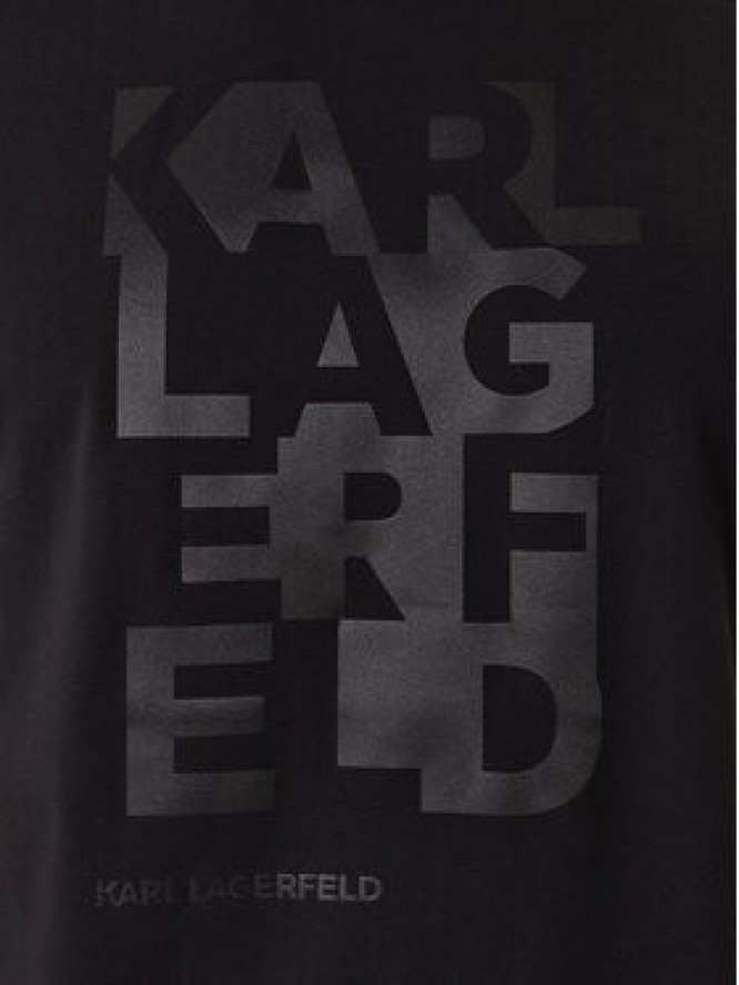 KARL LAGERFELD T-Shirt 755053 561221 Czarny Regular Fit