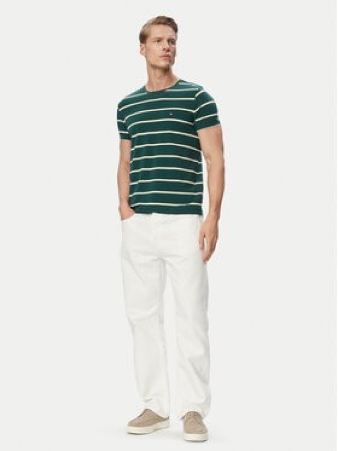 Tommy Hilfiger T-Shirt MW0MW10800 Zielony Regular Fit