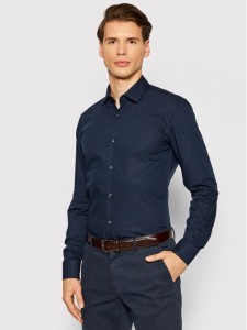 Hugo Koszula C-Jenno 50289499 Granatowy Slim Fit