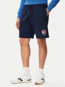 Tommy Hilfiger Szorty sportowe Rwb MW0MW43384 Granatowy Regular Fit