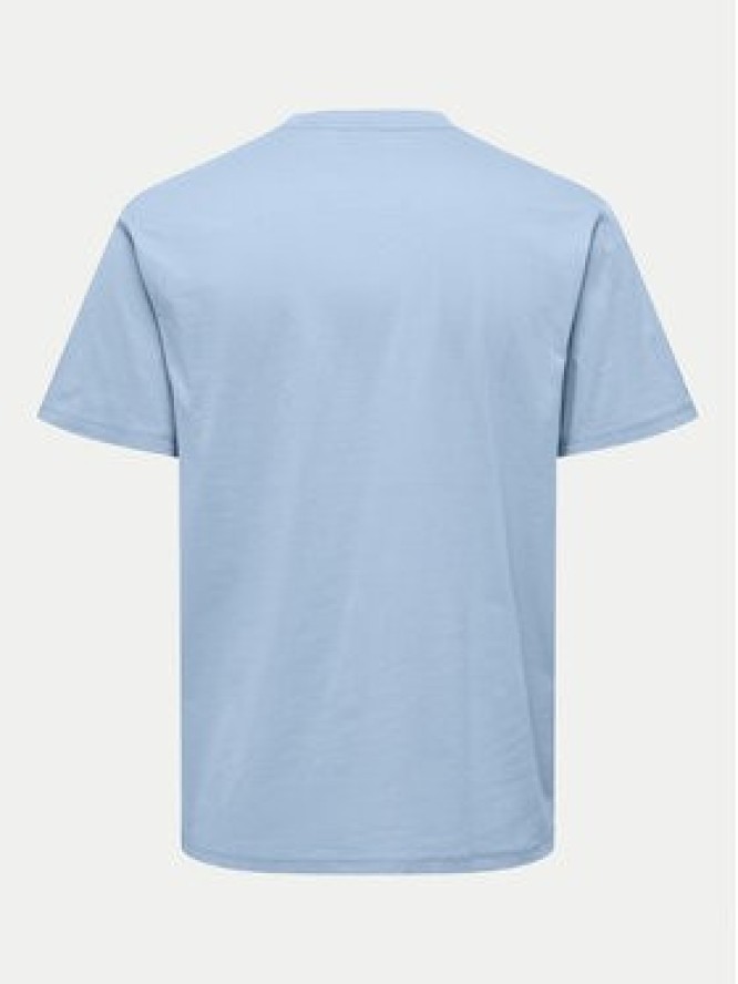 Only & Sons T-Shirt 22025208 Błękitny Regular Fit