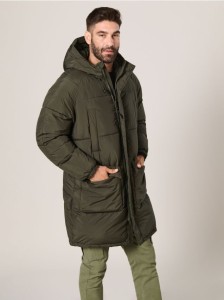 Kurtka z kapturem - zielony
