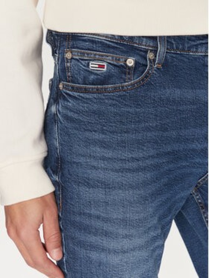 Tommy Jeans Jeansy Ryan DM0DM20559 Granatowy Slim Fit