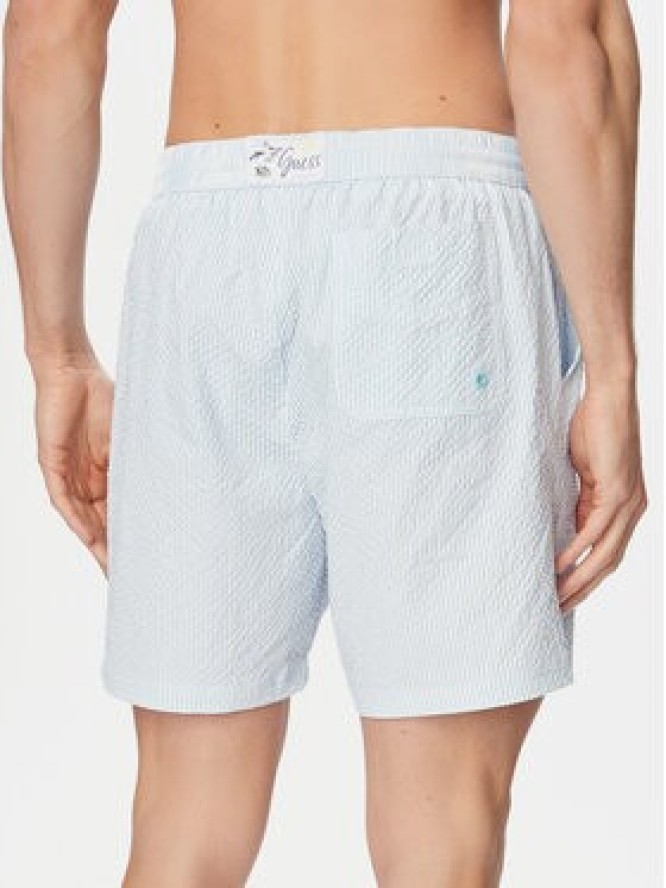 Guess Szorty kąpielowe F6GT11 WN342 Niebieski jasny Regular Fit