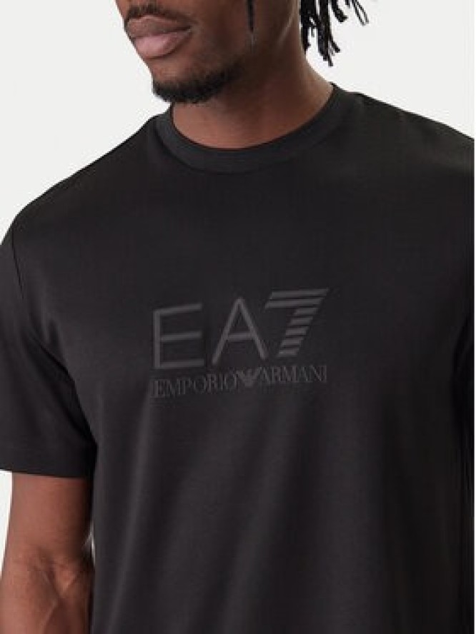 EA7 Emporio Armani T-Shirt 7M001358 AF13862 UC001 Czarny Slim Fit