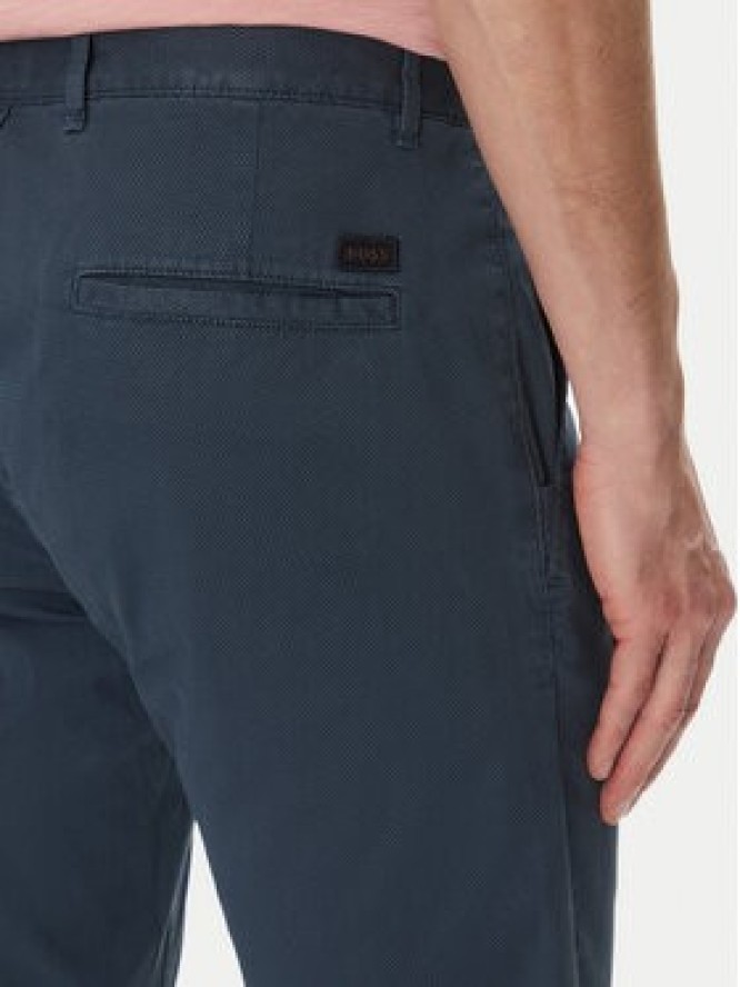 BOSS Chinosy 50536840 Niebieski Slim Fit