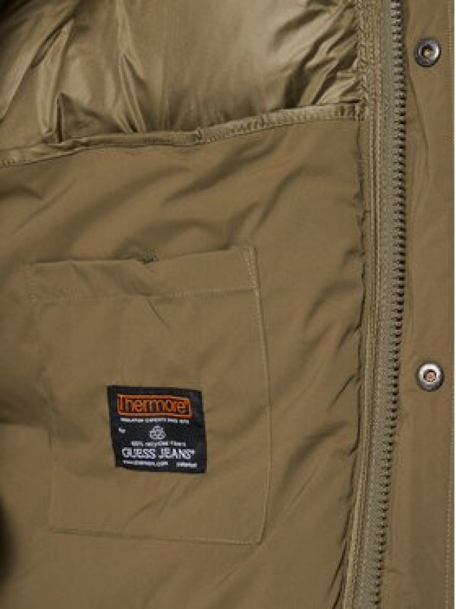 Guess Kurtka zimowa M4BL20 WGII2 Khaki Regular Fit