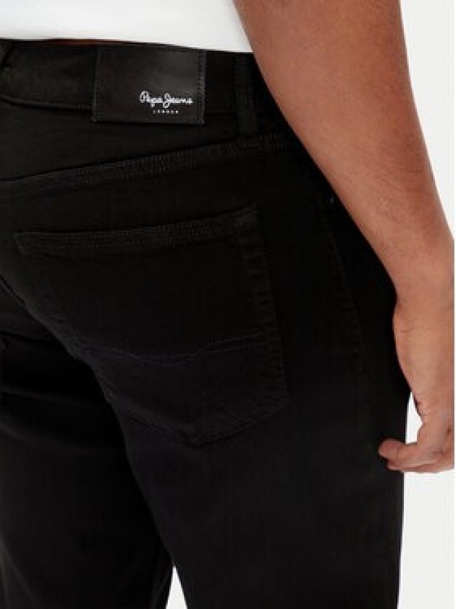 Pepe Jeans Jeansy Hatch PM207388 Czarny Slim Fit