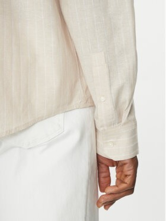 Michael Kors Koszula CS5409XHG8 Beżowy Regular Fit