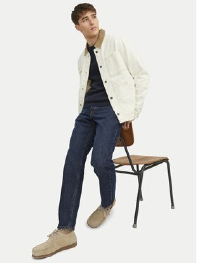 Jack & Jones Jeansy Chris 12237276 Granatowy Relaxed Fit