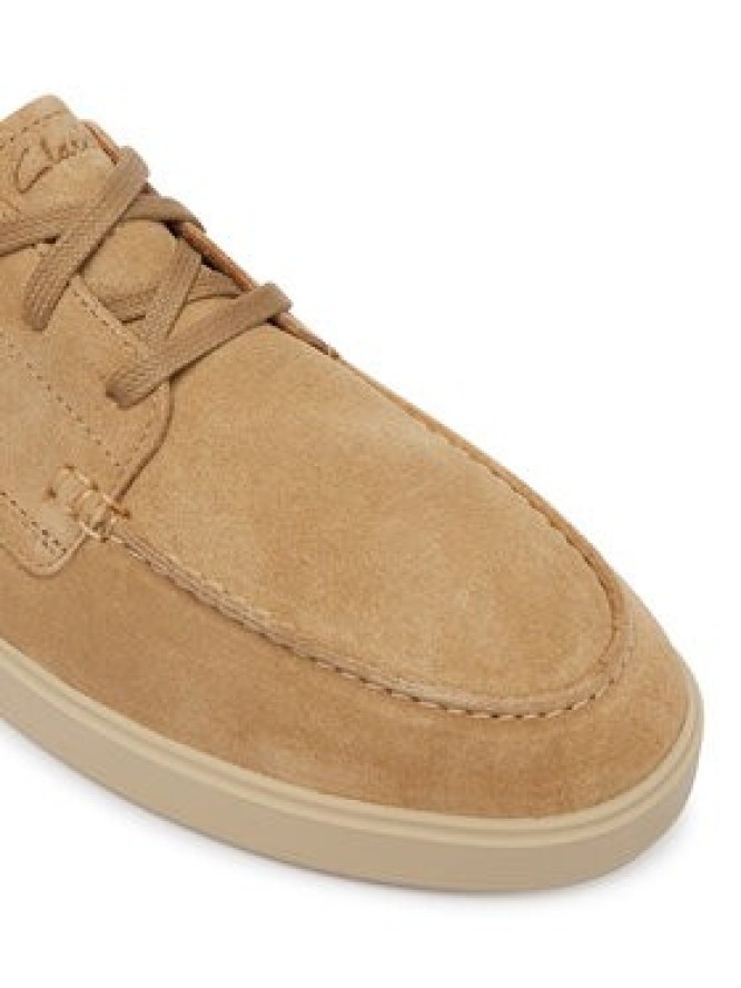 Clarks Półbuty Lockford Boat 26186187 Beżowy