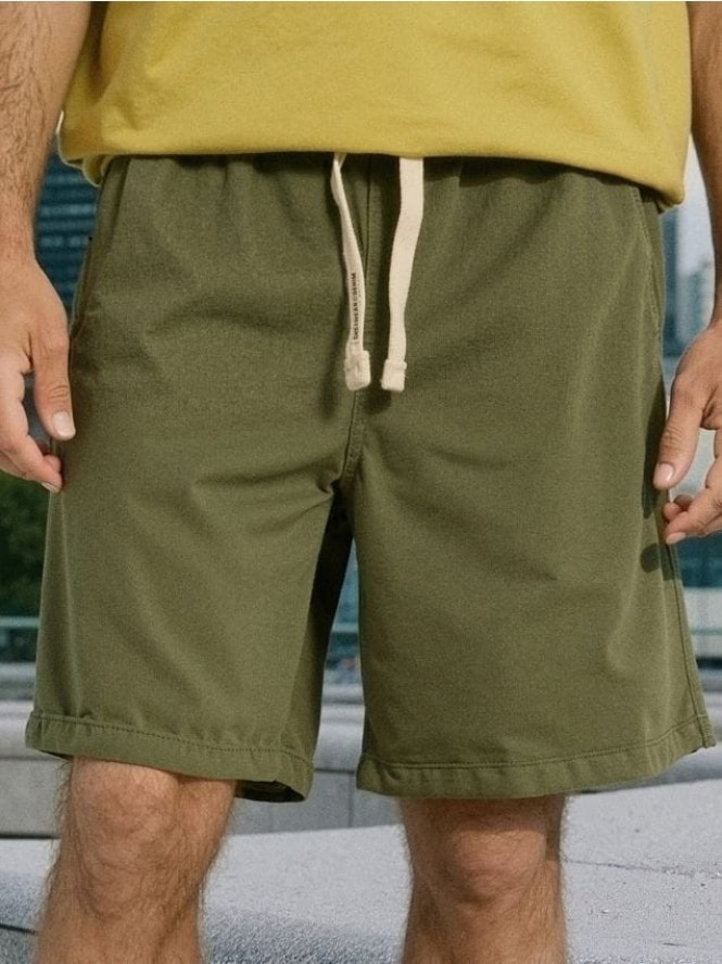 Szorty jeansowe - zielony