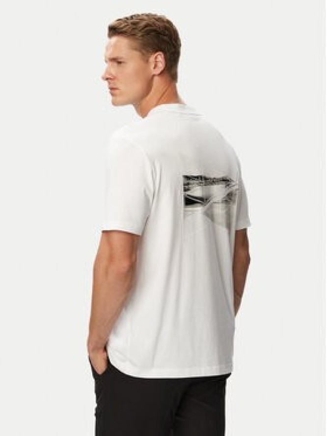 BOSS T-Shirt TS_Network Photo 50564740 Biały Regular Fit