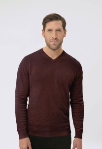 Sweter z dekoltem w serek S-KLARO