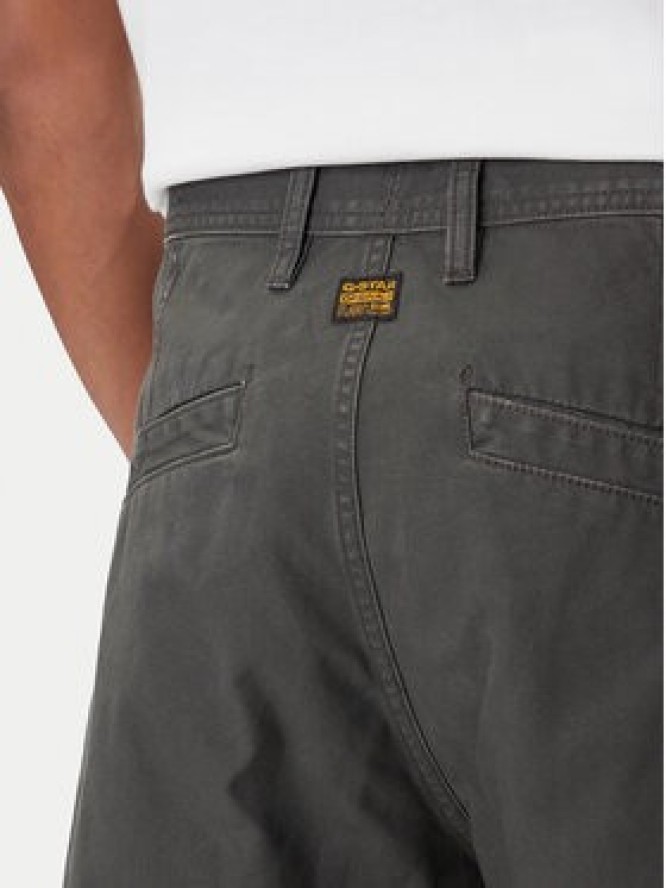 G-Star Raw Spodnie materiałowe R-3N D25224-D191 Szary Straight Fit