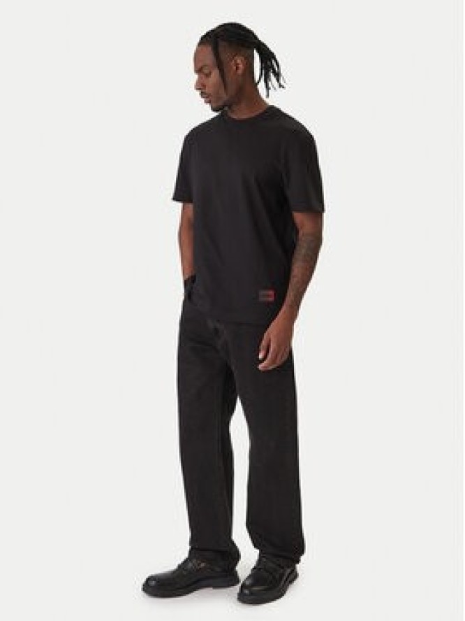 HUGO T-Shirt Danoto 50553144 Czarny Regular Fit