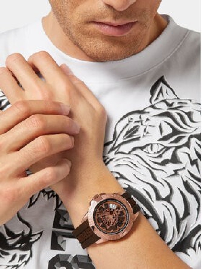 Plein Sport Zegarek Touchdown Camo PSFBA0323 Brązowy