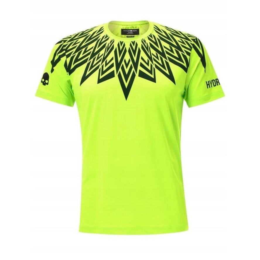 Koszulka tenisowa męska Hydrogen Tech Tee Fluo