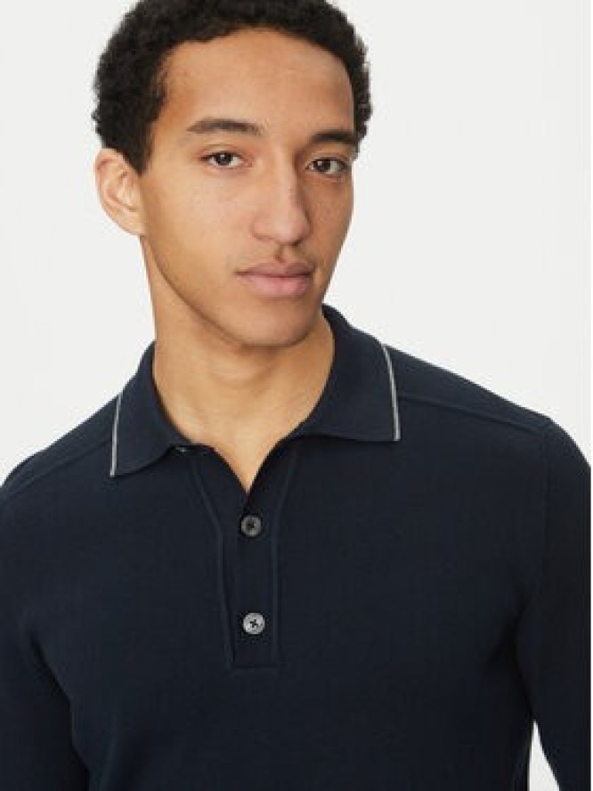 Marc O'Polo Sweter 520 5016 60006 Granatowy Regular Fit