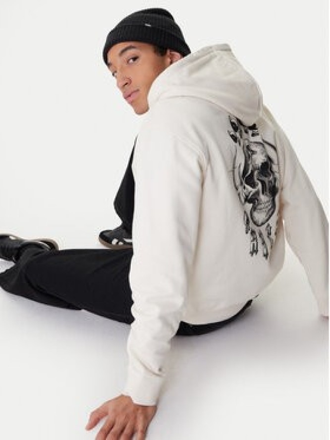 RVCA Bluza All Seeing Hoodie EVYSF00133 Beżowy Regular Fit