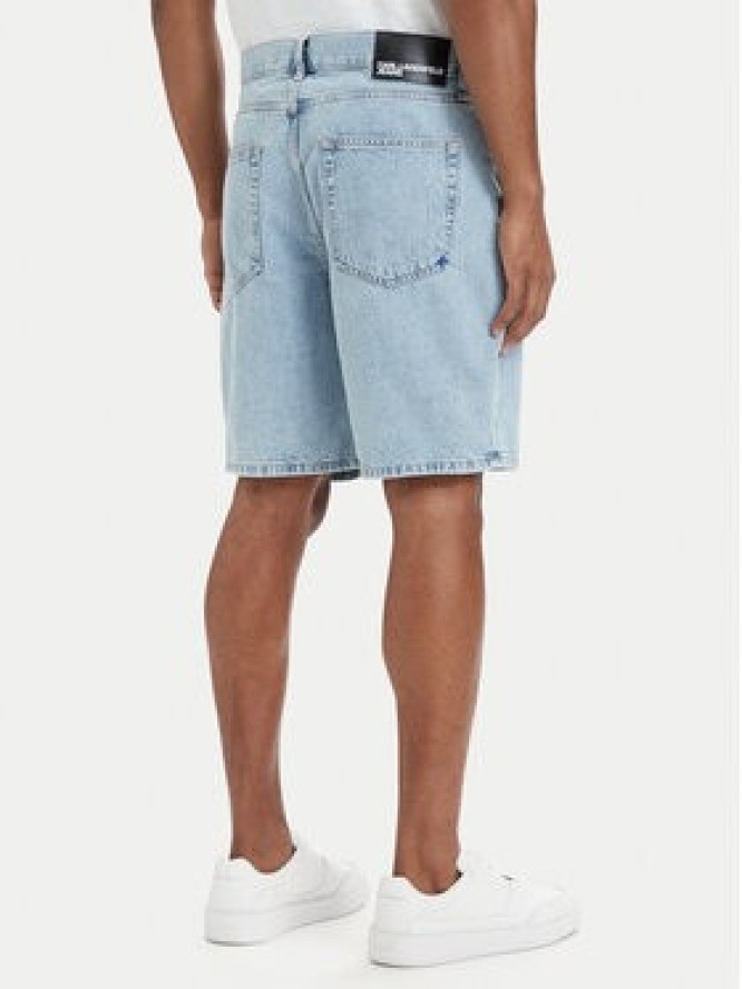 Karl Lagerfeld Jeans Szorty jeansowe B2M10139 Niebieski jasny Relaxed Fit