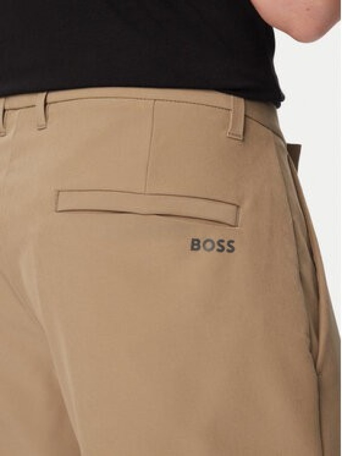 BOSS Szorty materiałowe S Commuter 10.5 Inch 50540337 Zielony jasny Slim Fit