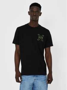 Richmond X T-Shirt Rached UMP24031TS Czarny Regular Fit