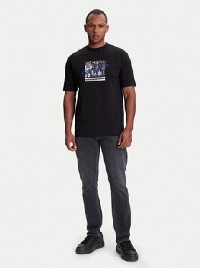 KARL LAGERFELD T-Shirt 755143 553225 Czarny Regular Fit