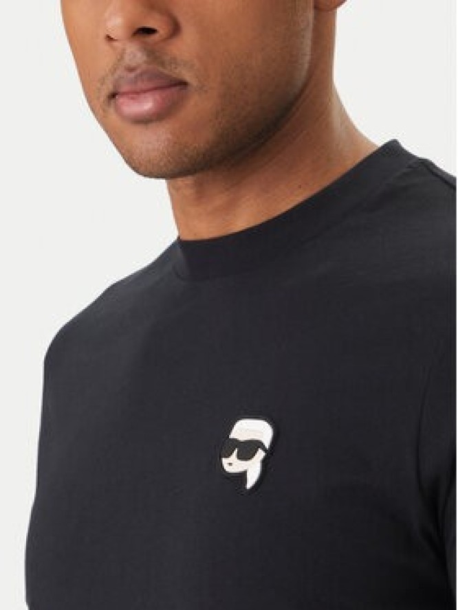 KARL LAGERFELD T-Shirt 755710 562224 Granatowy Regular Fit