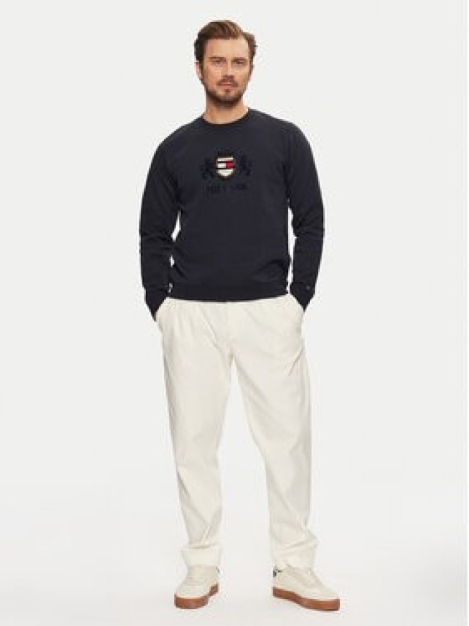 Tommy Hilfiger Bluza Icon MW0MW38349 Granatowy Regular Fit