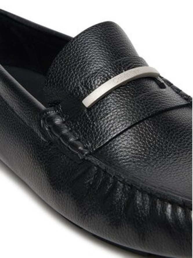 Calvin Klein Mokasyny Driver Hrdw Lth HM0HM01980 Czarny