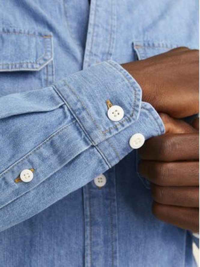 Jack & Jones Koszula jeansowa Travis 12269262 Niebieski Comfort Fit