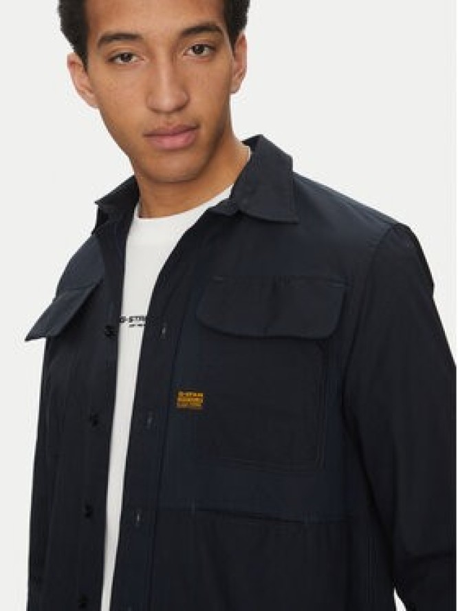 G-Star Raw Koszula Cpo Utility D26470-C973 C742 Granatowy Regular Fit