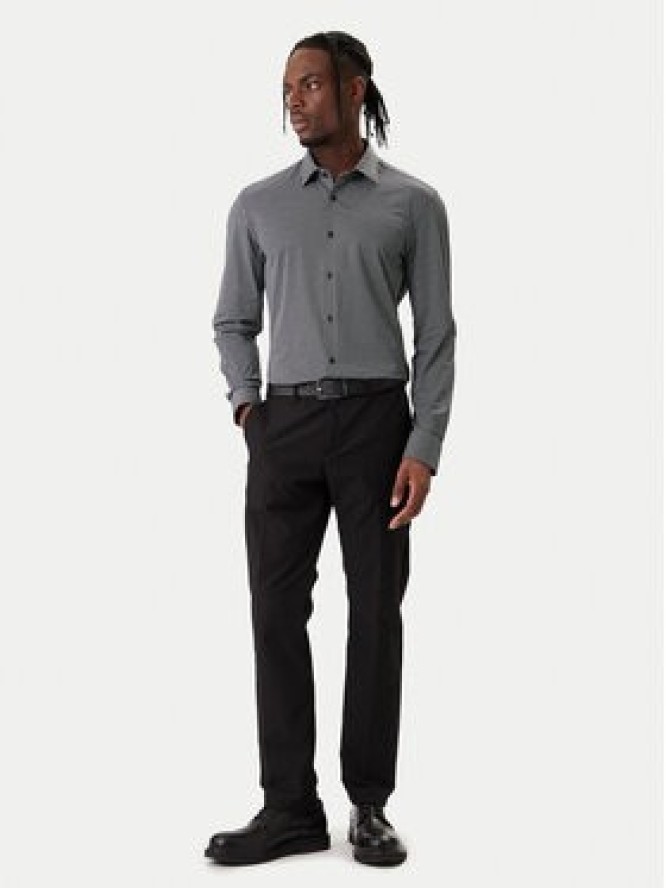 BOSS Koszula P-Hank 50556102 Czarny Slim Fit