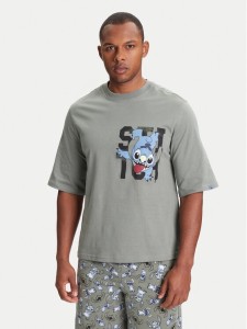 United Colors Of Benetton T-Shirt 30964M01Y Szary Relaxed Fit