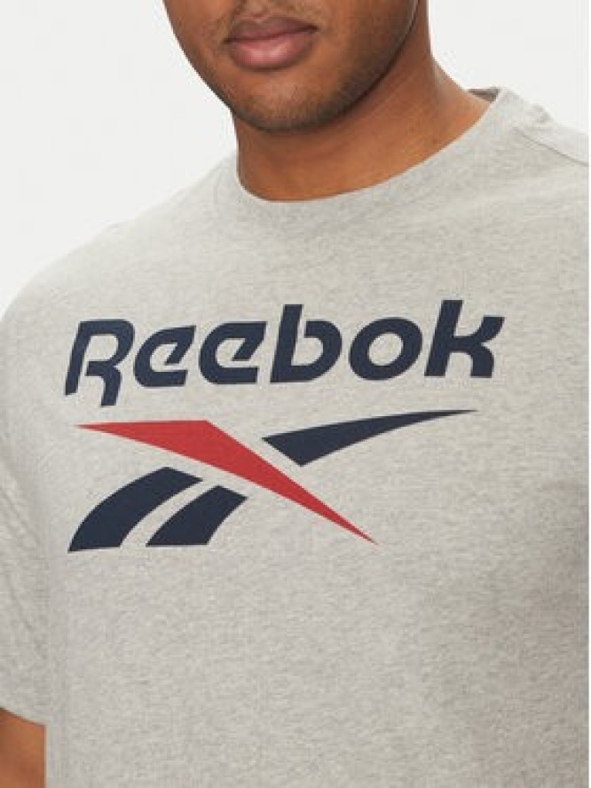 Reebok T-Shirt 100217137 Szary Regular Fit
