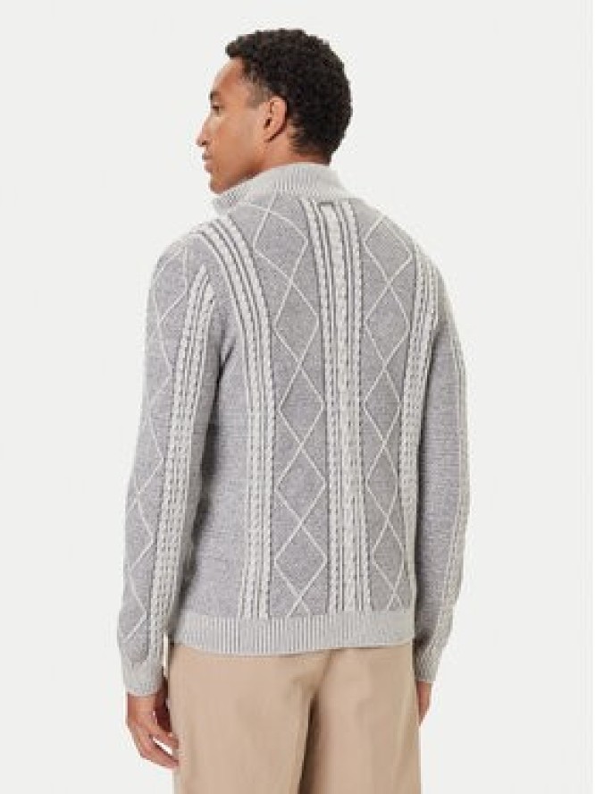 Guess Sweter M5BR44 Z2ZK2 Szary Regular Fit